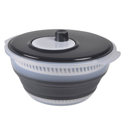 Műanyag salátaszárító tál.