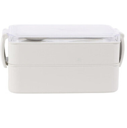 Kétkamrás ebédlődoboz, 18 x 10 x 8,5 cm