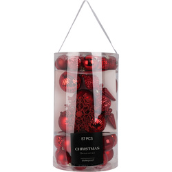 57 darabos karácsonyi díszkészlet