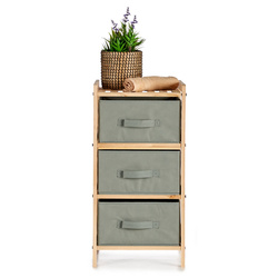 Fiókos komód 3 fiókkal anyagból