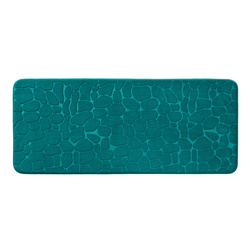 Hosszúkás fürdőszobai szőnyeg dombornyomott mintával, 50 x 120 cm