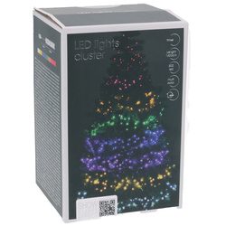 LED karácsonyi fények vízfolyás hatással, 800 cm