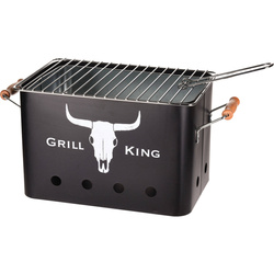 GRILL KING hordozható grillező, 44 x 23 x 23 cm