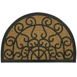 Félkör alakú kókuszrost szőnyeg MARQUIS, 40 x 60 cm