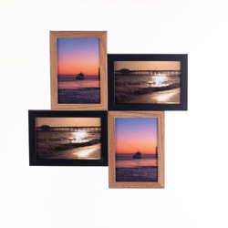 4 fénykép keret, 34,5 x 34,5 x 1,2 cm