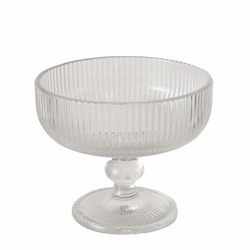 RIGANO csíkos desszertes pohár, 250 ml