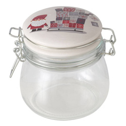 MONTI porcelán fedeles üveg, 450 ml