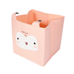 Összecsukható játék tároló FOREST FRIENDS, füllel, filcből készült