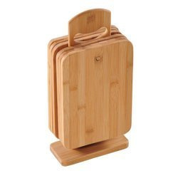 Állványos vágódeszkák, 6 db, bambusz, KESPER