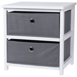 Fiókos szekrény, MDF + anyag, 35 x 30 x 15 cm