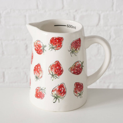 Eper mintás kerámia kancsó, 600 ml