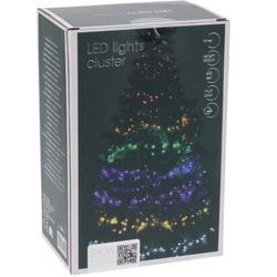 LED karácsonyi fények vízfolyás hatással, 400 db.