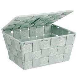 ADRIA fedeles tároló, fürdőszobai edény, WENKO, menta színű