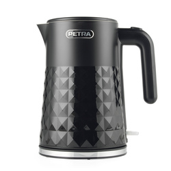 Fekete elektromos vízforraló 2200 W, 1,5 l