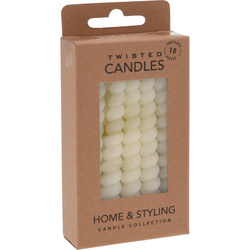 Paraffin spirálgyertyák, 10 cm