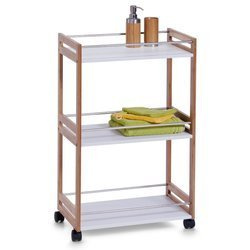 BAMBOO fürdőszobai kocsi, polc - 3 szint, ZELLER