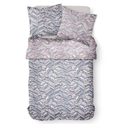 Geometrikus ágynemű, kétoldalas, poliészter, 220 x 240 cm