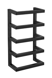 Fém törölközőtartó, fekete matt, FONDIRO, WENKO