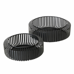 VIKI fém dísztálak, 2 db Ø 24-30 cm