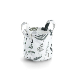 Textil tároló kosár, Ø17 x 15 cm