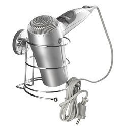 MILAZZO hajszárító tartó, Vacuum-Loc - krómozott acél, WENKO