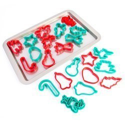 Sütemény sütőlap + sütemény kiszúrók, ünnepi készlet