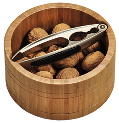 Diótörő készlet, magas minőségű tálkával, diótörő nagypapával, KESPER