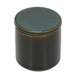 Zöld HARMÓNIA vattakorong tartó, Ø 10 cm, kerámia