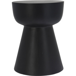 Minialista oldalasztal magnézium lemezből, kúpos, 33 x 43 cm