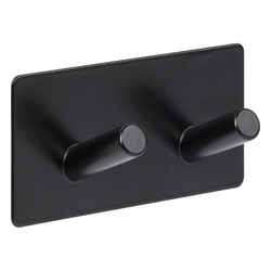 Öntapadós kampó STIKY+, 2 kampós, rozsdamentes acél, 9 x 3,5 x 4,5 cm