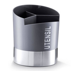 Tárolóedény, konyhai szervező evőeszközöknek, ZELLER, szürke