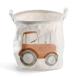 Játékok tárolója, fogantyús tárolóedény