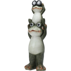 Kerti figura napelemes lámpával, 23 x 15 x 70 cm