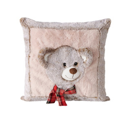 LEON plüssállatos párna, 35 x 35 cm