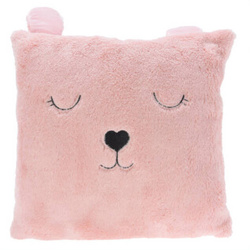 Állatos plüsspárna, füllel, 43 x 43 cm