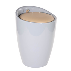 CANDY GREY puff - szennyestartó, 2 az 1-ben, WENKO, szürke