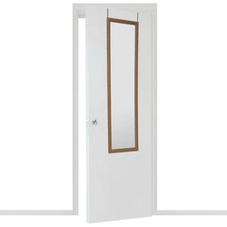 Magas tükör műanyag keretben, ajtóra akasztható, 125,5 x 35,5 x 2 cm