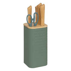 Késblokk 4 késsel és ollóval SENSIA, 6 darabos