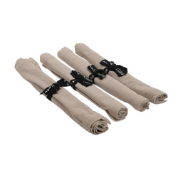 Asztali terítők tányérok alá, pamut, 4 darab, 48 x 33 cm