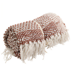 Melange pamut ágytakaró, 130 x 170 cm