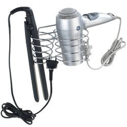 CLASSIC hajszárító és hajvasaló tartó, 2 az 1-ben, WENKO