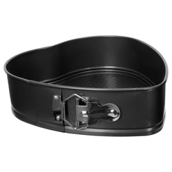 Sütőforma, szív mintás tepsi, tapadásmentes, 24 x 23 cm