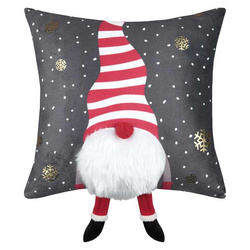 Karácsonyi párna törpével, EDGAR, 40 x 40 cm