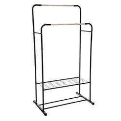 Előszoba fogas cipőtartóval, 2 rúddal, 80x50x150 cm