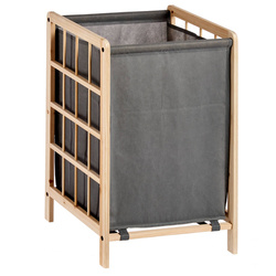 Szövetes fa szekrénykosár