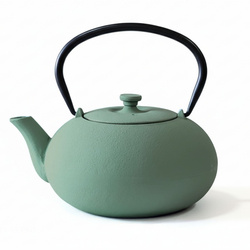 NOMI öntöttvas teáskanna szűrővel, 800 ml, türkiz színű