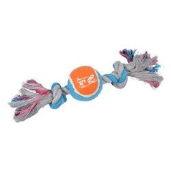 Kutya játék, teniszlabdával ellátott zsinór, 30 cm