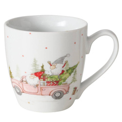 Nagy karácsonyi mintás CARRIE bögre, 480 ml