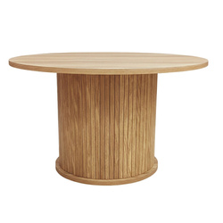 SCAVA barázdált dohányzóasztal, Ø 70 x 40 cm