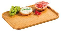 Tálca, eredeti bambusz tálca snackek és előételek tálalásához